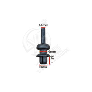 Boucle de fixation pour cloison de coffre de voiture Smooth Sailing B420 3.4mm 6mm 58mm pour Peugeot 206 207 307 Citroën C2 Picasso DS3 - Product Image 1