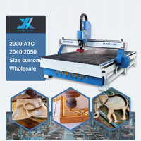 JX 1325 1530 2030 Routeur Linéaire Atc Cnc Machine De Gravure Cnc Fraiseuse Prix Avec Table À Vide