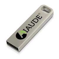 Logo de gravure laser en gros Clé USB Mini clé USB personnalisée en métal Clé USB étanche 3.0 Fichiers de transfert à grande vitesse