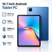 Tablet Android de 10.1 Pulgadas Más Vendida en 2026, Pantalla HD de 120Hz, Batería de 6000mAh, Cuerpo Metálico, WiFi 5G, Altavoces Duales, Tablet PC para Negocios y Estudios