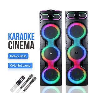 Altavoz GD-3110, Nuevo Altavoz de Alta Potencia con Tres Altavoces de 10 Pulgadas, Sonido de Calidad, Altavoz Inalámbrico con Luces de Colores para Fiestas - Product Image 1