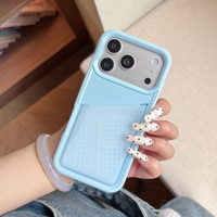Coque de téléphone style pantalon de yoga très tendance pour iPhone 13 14 15 16 Pro 17, antichute et super spacieuse