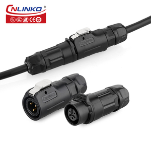 Cnlinko LP12 2 3 5 6 <span class=keywords><strong>8</strong></span> Pin IP68 nối chống thấm nước Nam Nữ cắm ổ cắm cho Led điện kết nối điện - Product Image 1