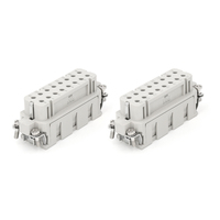 Connecteurs durables avec vis de Contact, 46 v, 16A, série HA, 32 broches, connecteur femelle pour automobile électrique