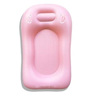 Asiento de Baño Inflable Portátil para Bebés, Soporte Plegable para Bañera de Recién Nacidos, Cojín de Baño para Bebés y Niños Pequeños, Ideal para Viajes - Product Image 1