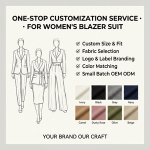 Completi da Donna per Ufficio 2026, Eleganti Set <span class=keywords><strong>con</strong></span> <span class=keywords><strong>Blazer</strong></span> Nero, Tailleur Formale a 2 Pezzi, Abbigliamento su Misura OEM/ODM - Product Image 4