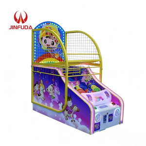 Machine de jeu d'arcade de tir au basket-ball d'intérieur à monnayeur, avec panier en métal et système électronique, type <span class=keywords><strong>boxe</strong></span> - Product Image 2