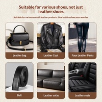 Cera para Zapatos de Cuero Líquido Impermeable de Alta Calidad, Enriquecida con Cera de Carnauba Brasileña, Diseño Portátil, Materiales Ecológicos