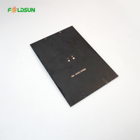 Panneau solaire monocristallin PERC étanche Foldsun pour extérieur, haute efficacité 22,4 % CE, puissance personnalisée pour caméras de sécurité