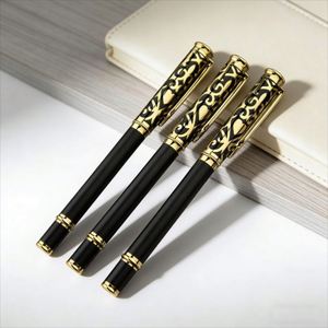High-end Engraved Metal Ballpoint <b>Pen</b> with logo Business Signature Metal <b>Pen</b> Black Custom <b>Pen</b> Suitable for Corporate Event Gifts - Product Image 3