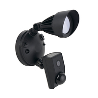 Nouvelle conception de caméra de sécurité extérieure avec projecteur et alarme, Wifi, 1080P