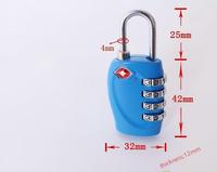 Cadenas à combinaison TSA en alliage de zinc à 4 chiffres réinitialisable pour bagages et valises – Vente en gros