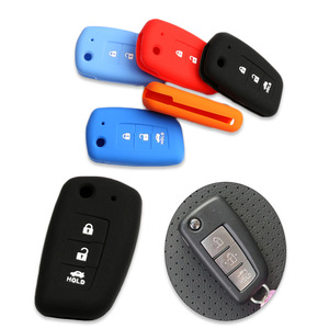 Yikailing – housse de clé de voiture en Silicone, pour Nissan Teana Sylphy X Trail Qashqai Tiida Livina Murano Sunny, accessoire de Protection - Product Image 5