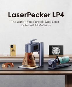 Laser Craft Laserpecker 4 LP4 Deluxe Laser Cutting <b>Machine</b> & Laser <b>Engraving</b> <b>Machines</b> for Wood Metal Jewelry - Product Image 2