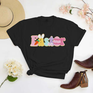 사용자 정의 부활절 패턴 패치 나쁜 토끼 셔닐 패치 까마귀 옷 패치 스팽글 애니메이션 편지 철 - Product Image 5