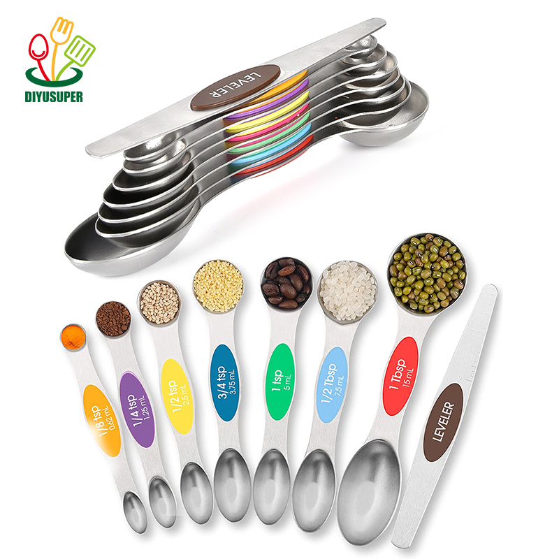Кухонный прибор для готовки и выпечки, набор мерных ложек из нержавеющей стали