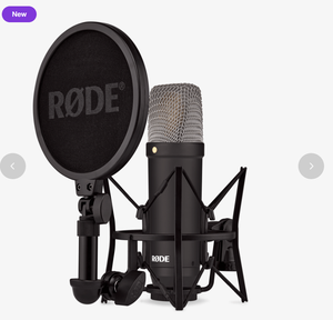 Micrófono de Condensador <span class=keywords><strong>Rode</strong></span> <span class=keywords><strong>NT1</strong></span> Signature Series con Cancelación de Ruido, Plug and Play, Soporte Antivibratorio SM6 y Filtro Pop para Grabación Vocal en Estudio - Product Image 2