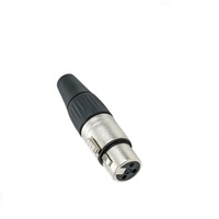 3 p Connecteurs Audio Bulk Plaqué Mâle Femelle Cannon Jack Socket Plug 3 Pin Xlr Cable Mount Connector for Dmx Dmx512 Microphone