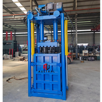 Presse à balles hydraulique verticale pour textiles, haute efficacité, automatique, durable, peu encombrante, pour le compactage du papier usagé