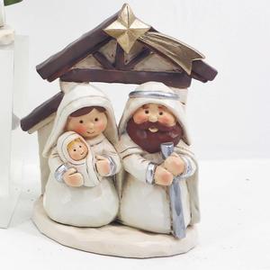 Buena calidad Madre Virgen María y Niño Jesús resina Natividad estatua estatuilla - Product Image 3