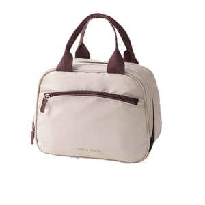 <b>Lunch</b> <b>Bag</b> Insulated <b>Tote</b> For Work School Beige Blue Pink Gray Color Options Freshness Preservation - Product Image 5