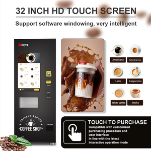 AFEN Distributeur automatique de café chaud <span class=keywords><strong>cappuccino</strong></span> fraîchement moulu Italie - Product Image 5