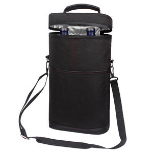 Outdoor Oxford Stoff Handheld Runde Eimer Eis beutel Champagner Wein beutel Picknick tasche Mode Rotwein isoliert 15L Reiß verschluss Verschluss - Product Image 1