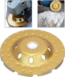 WEHER 다이아몬드 그라인딩 컵 연마 휠 연마 디스크 핫 세일 석재 콘크리트 알루미늄 버링 앵글 그라인더 - Product Image 5