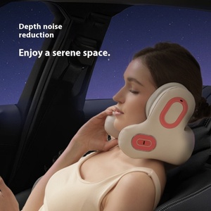 Portable U-Shaped <b>Neck</b> <b>Pillow</b> ANC Noise Reduction Heating Compress Cross-Border Mobile Phone Bluetooth Music Shoulder Massager - Product Image 4