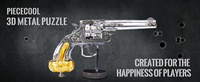 Rompecabezas Metálico 3D de Alta Precisión Piececool Revolver Rifle HP423-SG, Juguete Educativo de Metal para Adultos y Niños