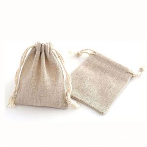 Sac cadeau en tissu de coton avec cordon de serrage 10*12cm pour accessoires de bain et rangement domestique - Product Image 6