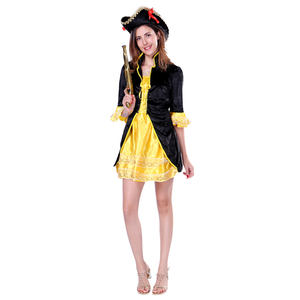 Déguisement de pirate <span class=keywords><strong>cool</strong></span> à rayures pour adultes Halloween déguisement de cosplay d'Halloween pour femmes - Product Image 3