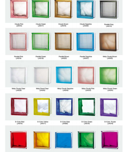 Briques <span class=keywords><strong>de</strong></span> <span class=keywords><strong>verre</strong></span> creuses durables et faciles à installer avec <span class=keywords><strong>de</strong></span> fortes propriétés décoratives. - Product Image 4