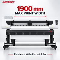 Kenteer Groothandel Eco Solvent Inkjet Printer I3200 Head Volledig Automatische Plotter voor Vinyl Sticker Flex Banner