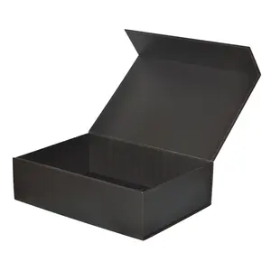 การพิมพ์ที่กำหนดเองแข็งพับกล่องกระดาษของขวัญหรูหราบรรจุภัณฑ์กล่องกระดาษแข็งพับกล่องของขวัญแม่เหล็ก