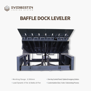 ट्रक फोर्कलिफ्ट रैंप पंप कस्टम टन यूनिट गोदाम के लिए एवेस्टर हाइड्रोलिक डॉक लेवेलर बैफल 380-400v 3 चरण +/-300 मिमी - Product Image 4