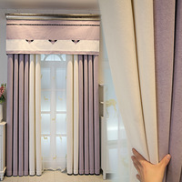 2023 nouveau Style Chenille toute la maison rideau luxe moderne Simple Design complet occultant pour salon chambre comprend plissé
