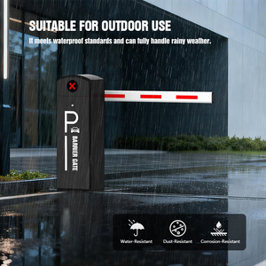 Barrière de parking automatique intelligente HCW pour extérieur, barrière de parking <span class=keywords><strong>électronique</strong></span> à vitesse réglable, barrière en acier avec moteur 24V DC - Product Image 1