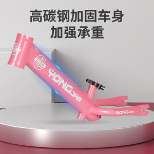 Vélo d'équilibre Yongjia A8 Glide 12 pouces sans pédales, roues en alliage d'aluminium, lumières clignotantes multicolores pour enfants de 3 à 6 ans - Product Image 2