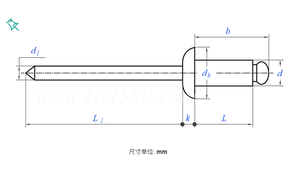 ओपन हेड फ्लैट गुंबद कोर ब्लाइंड रिवेट्स औद्योगिक सभी स्टील एल्यूमीनियम लोहा दीन मानक ठोस पॉप रिबन स्टेनलेस स्टील - Product Image 2