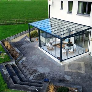 <span class=keywords><strong>Casa</strong></span> del Patio Anti-corrosione e impermeabile con vetro temperato per la stanza del terrazzo del cortile del giardino scelta popolare - Product Image 4