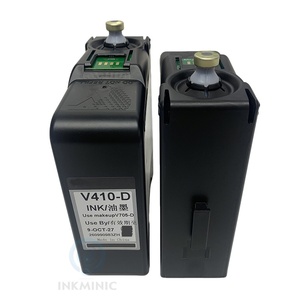 Encre CIJ compatible V401-D V411-D V410-D V701-D V705-D V706-D avec puce, 750 ml, pour la série VJ 1000 1210 1510 1580 CIJ - Product Image 1