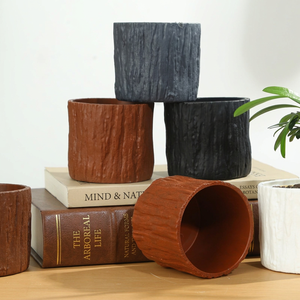 Pots à fleurs carrés écologiques <span class=keywords><strong>de</strong></span> design nordique, grands et petits, en résine plastique, pour plantes succulentes, créatifs, simples, pour balcon surélevé - Product Image 2