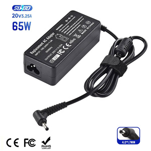 Adaptador de Corriente Universal para Portátiles de Juego Suibo de 65 W, 20 V, 3,25 A, PD 3.0, QC3.0, OTP, OCP, Enchufe de 4,0 x 1,7 mm - Product Image 1