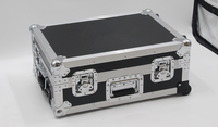 Boîtier de vol personnalisé en aluminium, nmark dj, style ATA, pour ordinateur portable coulissant