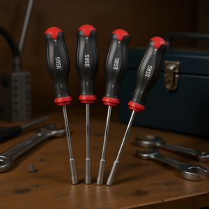 Juego de llaves hexagonales de 4 piezas de acero métrico con mango de agarre cómodo para tareas de reparación de precisión - Product Image 3