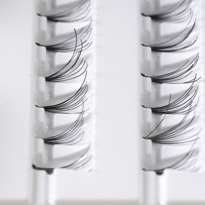 Künstliche Wimpern mit Hühnerfußhaar-Optik, 5P Einzelbüschel, segmentiert, ohne Wurzel, für Wimpernverlängerung, Großhandel, weiche Haare - Product Image 5