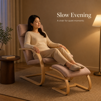 Fauteuil à bascule en bois massif, design moderne, haute qualité, pour chambre et salon, nouvelle mode, en bois courbé, vente chaude