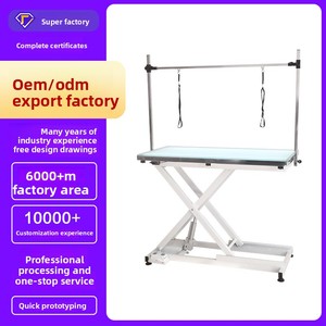 <span class=keywords><strong>Table</strong></span> de toilettage pour animaux de compagnie, réglable, avec système de levage électrique, hydraulique et pneumatique, sécurisée, pour le retrait des poils, le brossage, le gonflage et le coiffage des chiens et des chats - Product Image 3