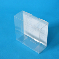 Boîte cadeau pliable en PVC personnalisée en gros, forme carrée, boîte en plastique imprimée en couleur